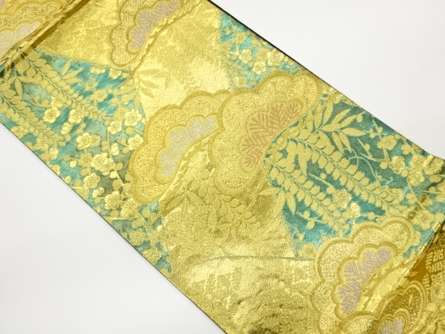 JAPANESE FUKURO OBI / WOVEN WISTERIA